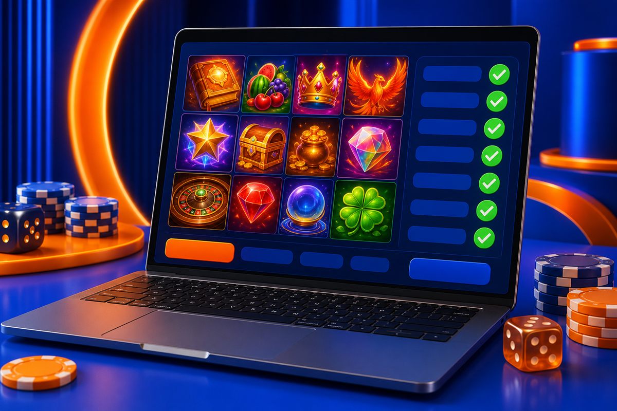 Notebook s kontrolním seznamem a automaty